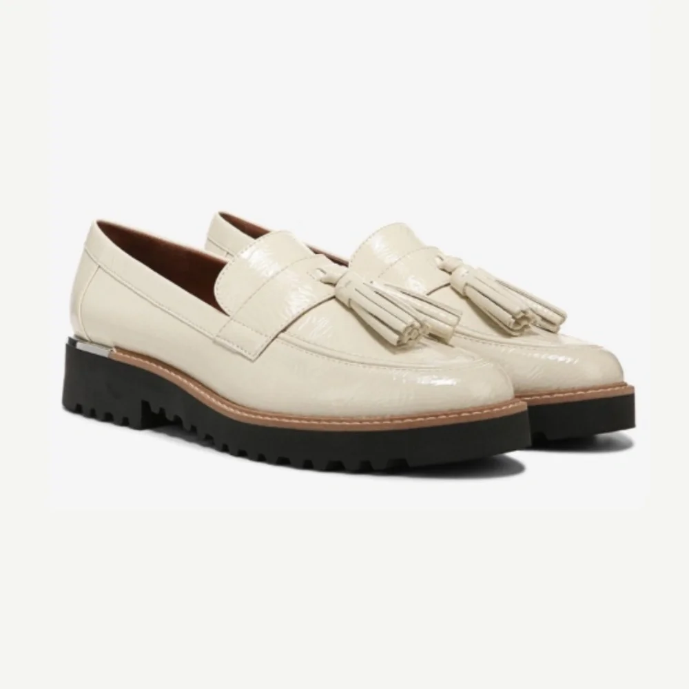 Franco Sarto Carolynn Tassel Loafer Putty